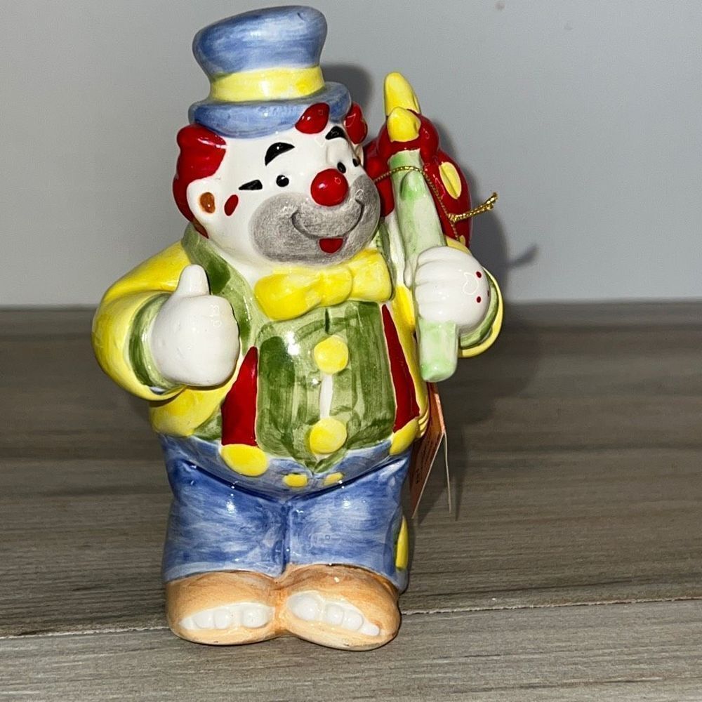 Vintage Clown Figurine - Hobo Clown - Clown Statue New Old Stock